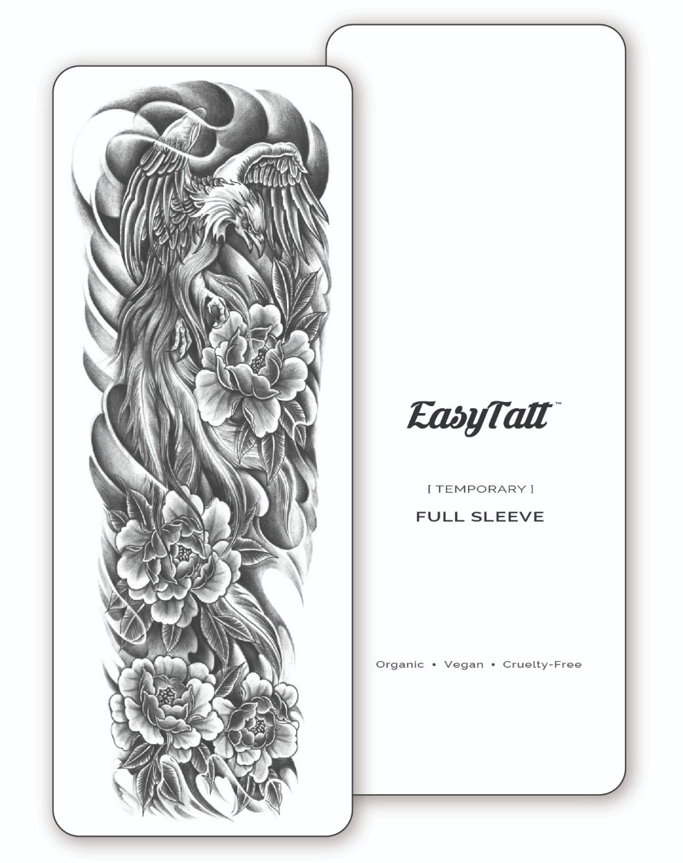 (Full Sleeve) Eagle Approach - Temporary Tattoo