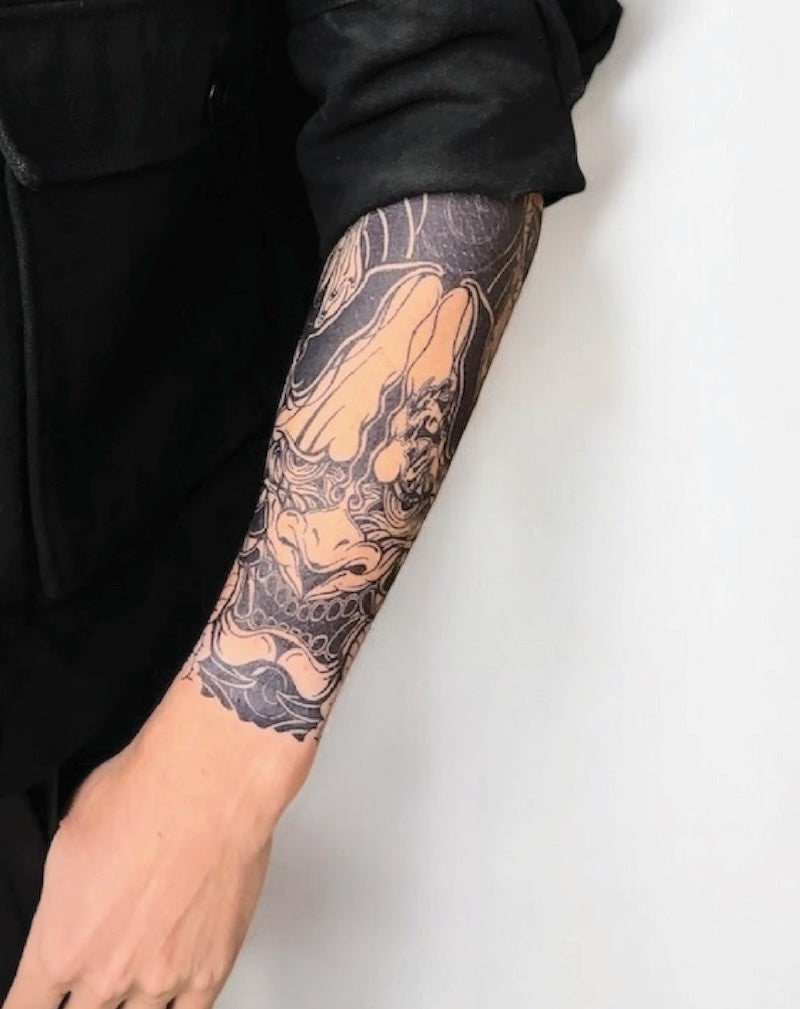 Japanese Oni - Half Sleeve