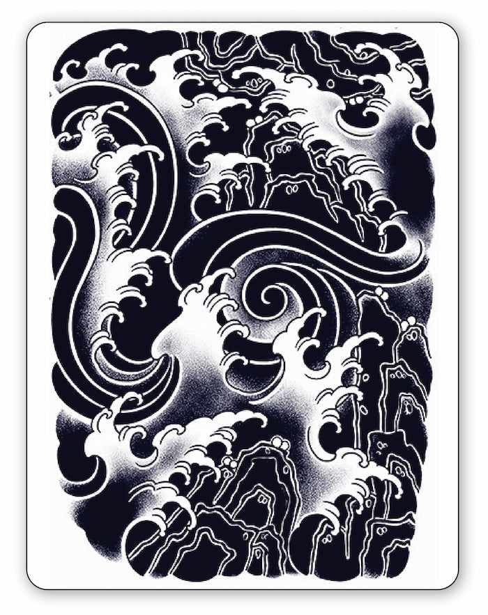 Japanese Waves - Half Sleeve