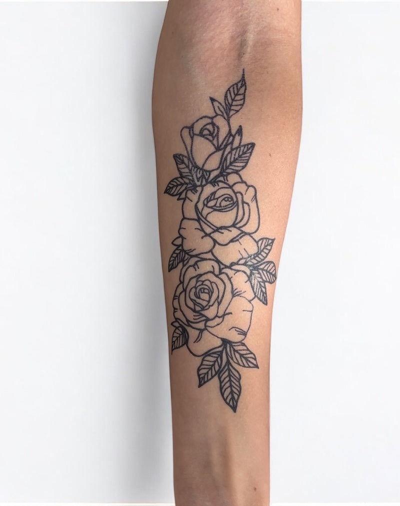 Roses Outline