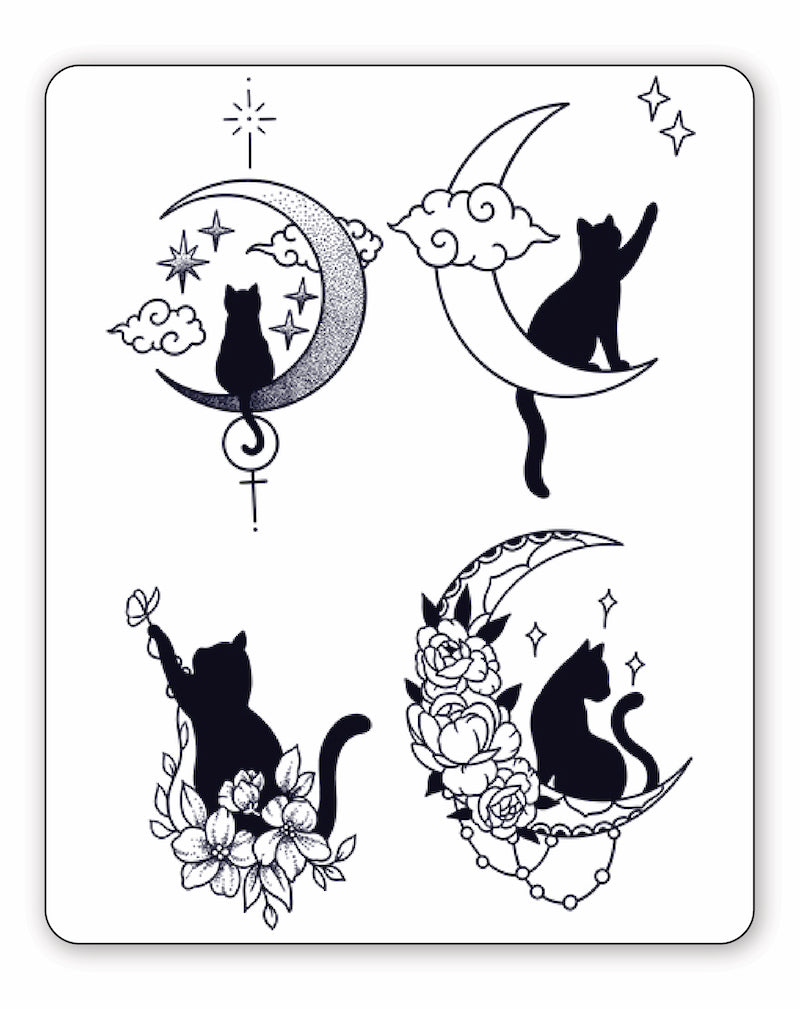 The Magic Cat - 4 Tattoos