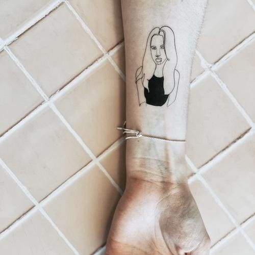 Her / She - Temporary Tattoo