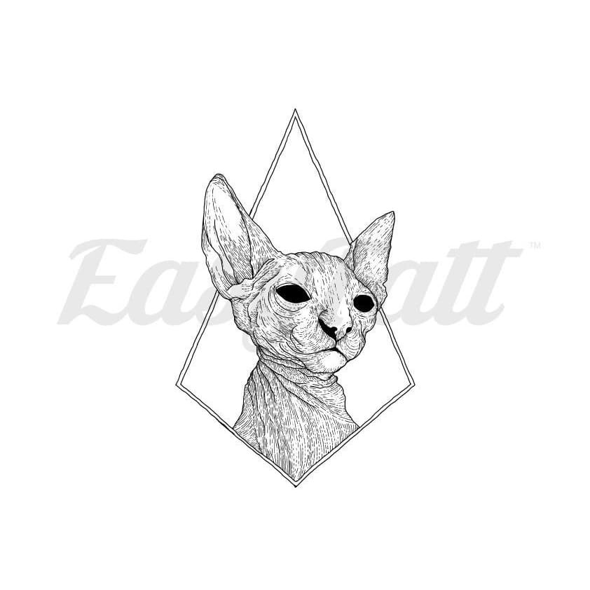Cat - By Kiryadi - Temporary Tattoo