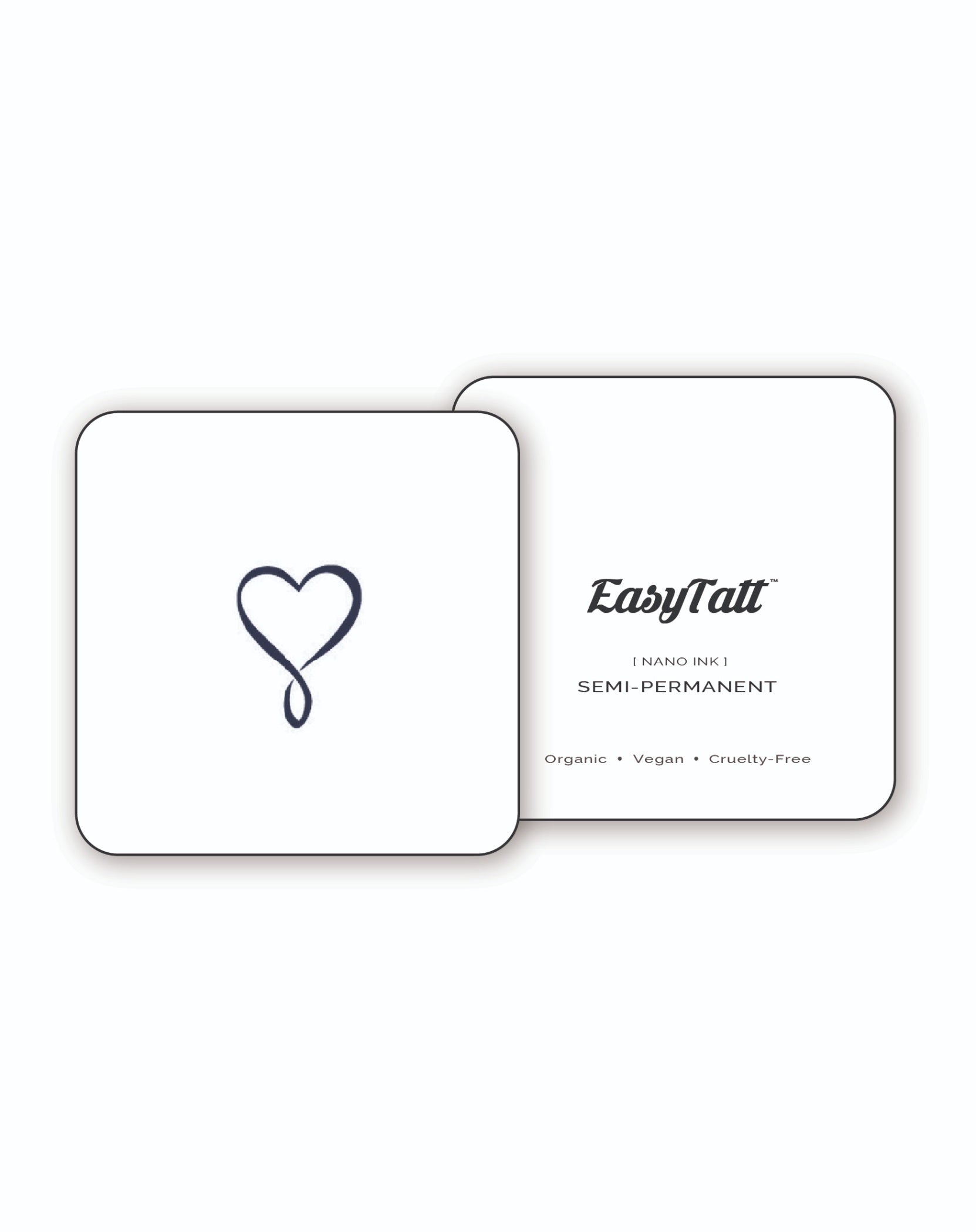 Elegant Heart - Semi-Permanent Tattoo