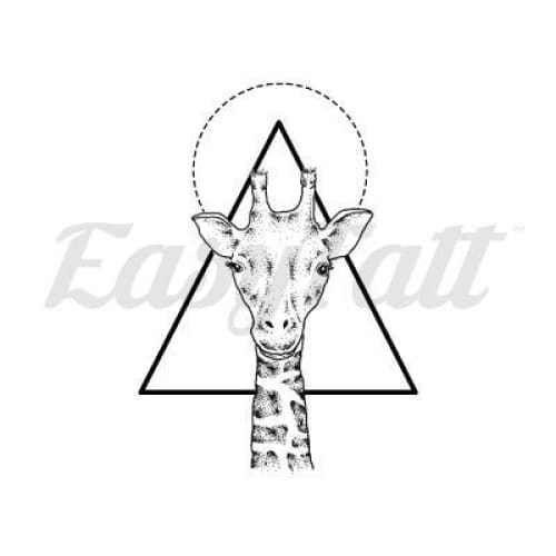 Giraffe - By Luisa Aparicio - Temporary Tattoo