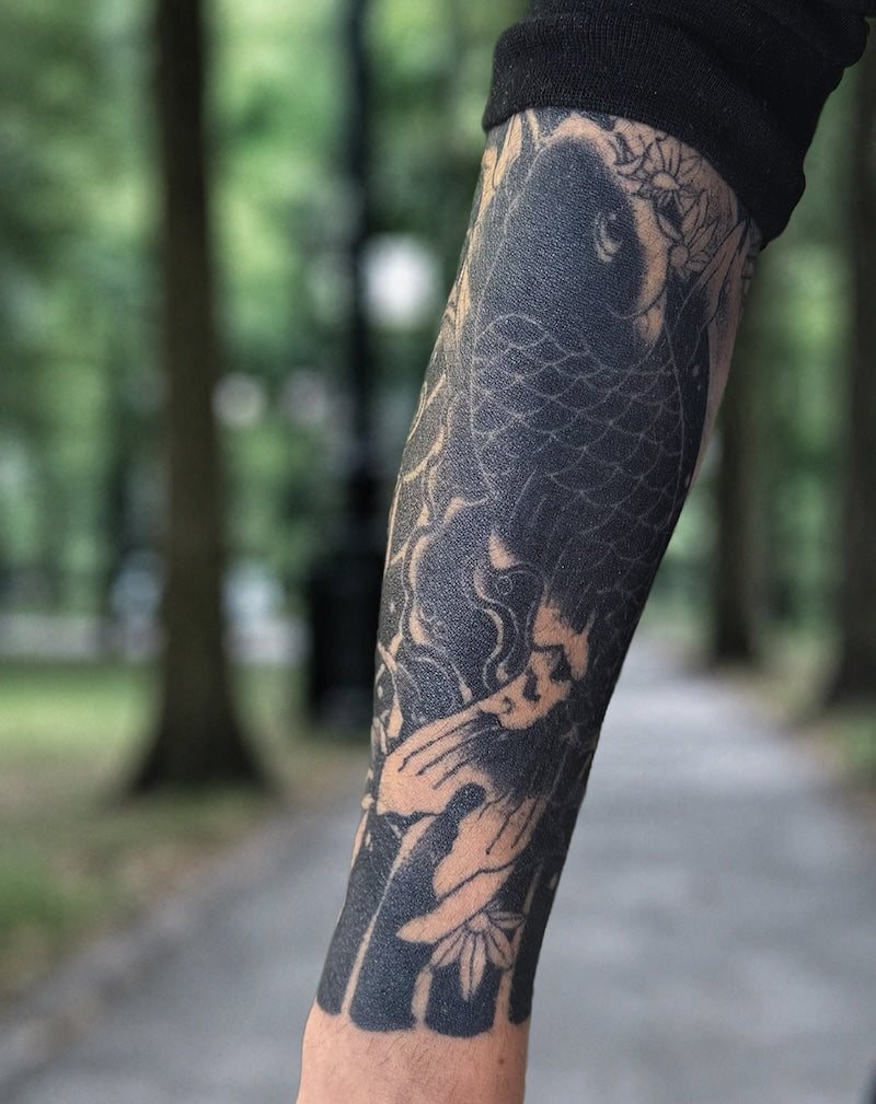 Japanese Koi - Half Sleeve