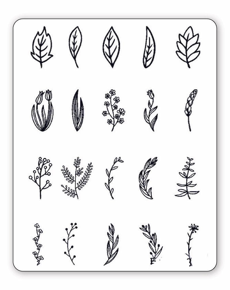 (20 Tattoos) Little Sprouts - Semi-Permanent Tattoos