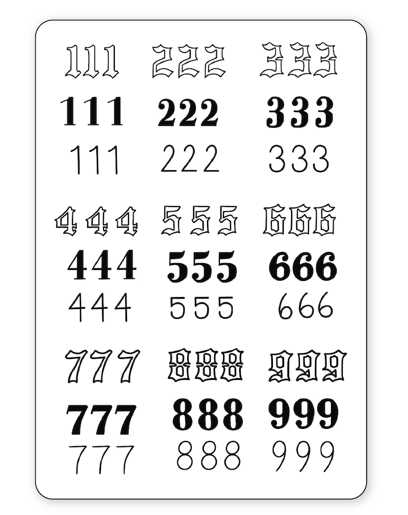 Angel Numbers - 27 Tattoos