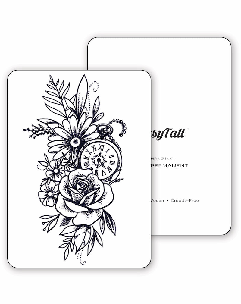 Pocket Watch Flowers
