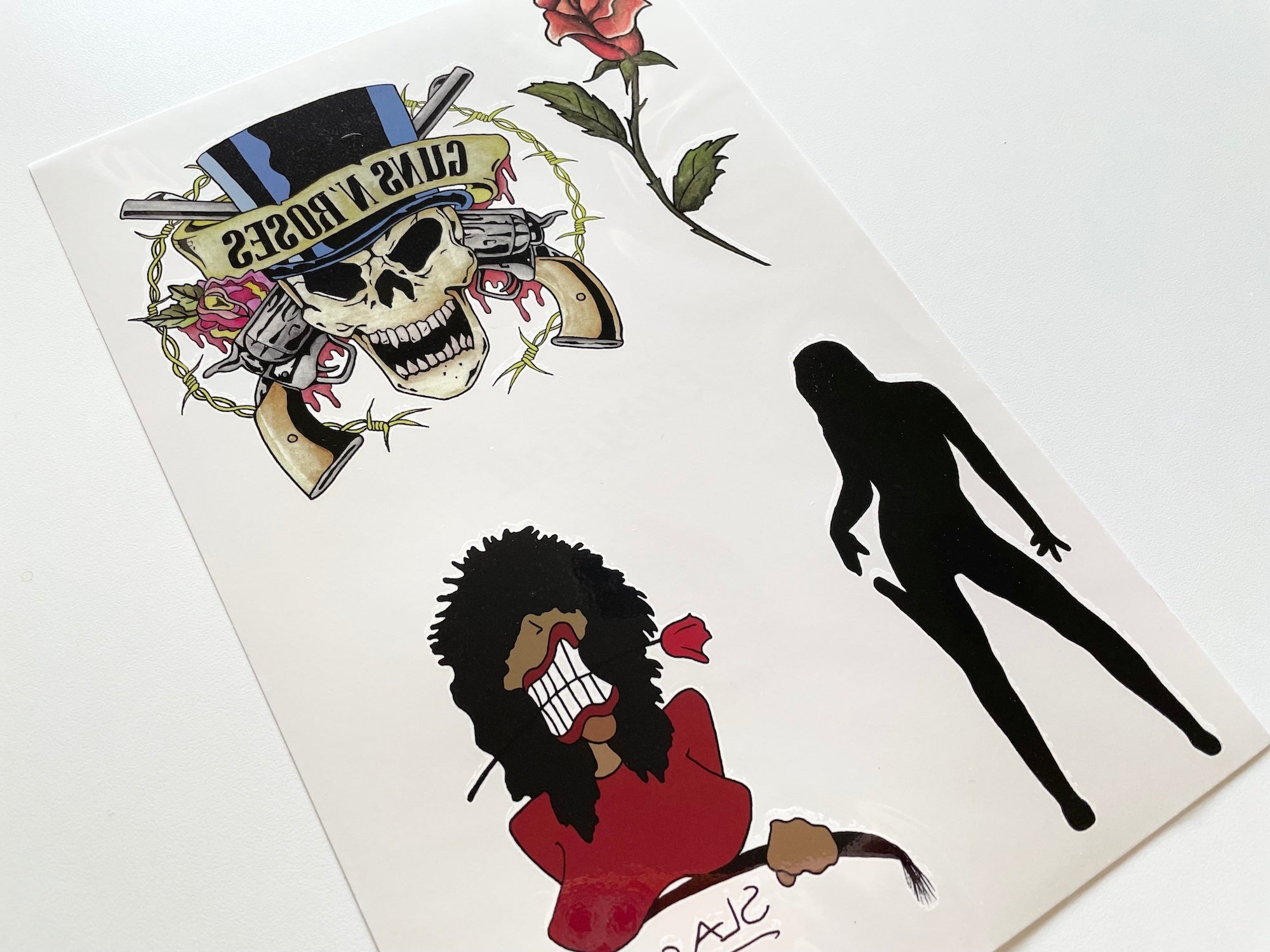 Slash Guns N' Roses - Temporary Tattoos