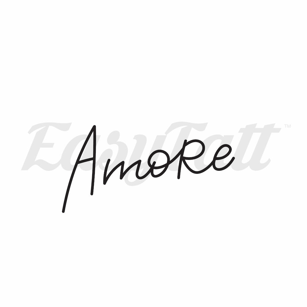 Amore - Temporary Tattoo