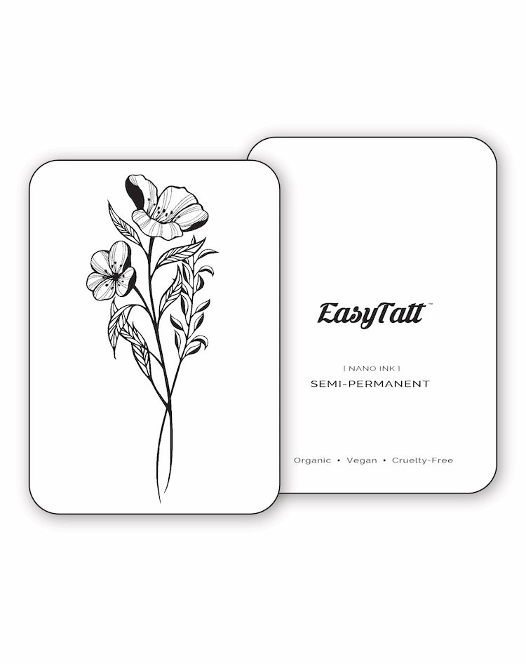 Beautiful Flowers - Semi-Permanent Tattoo