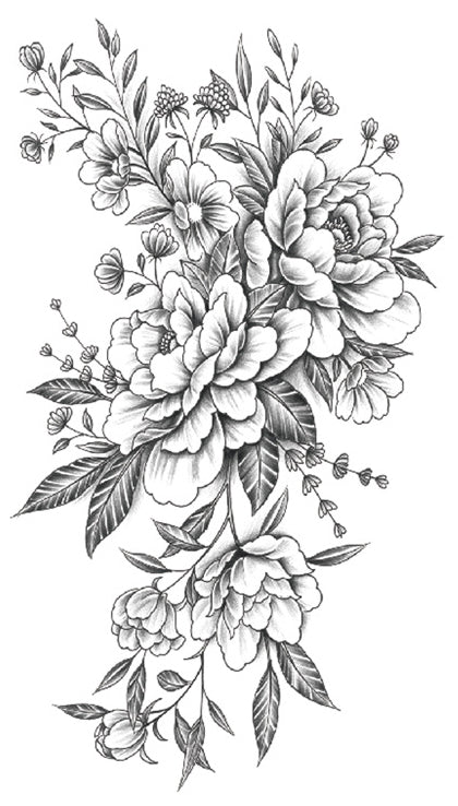 Captivating Flora - Temporary Tattoo