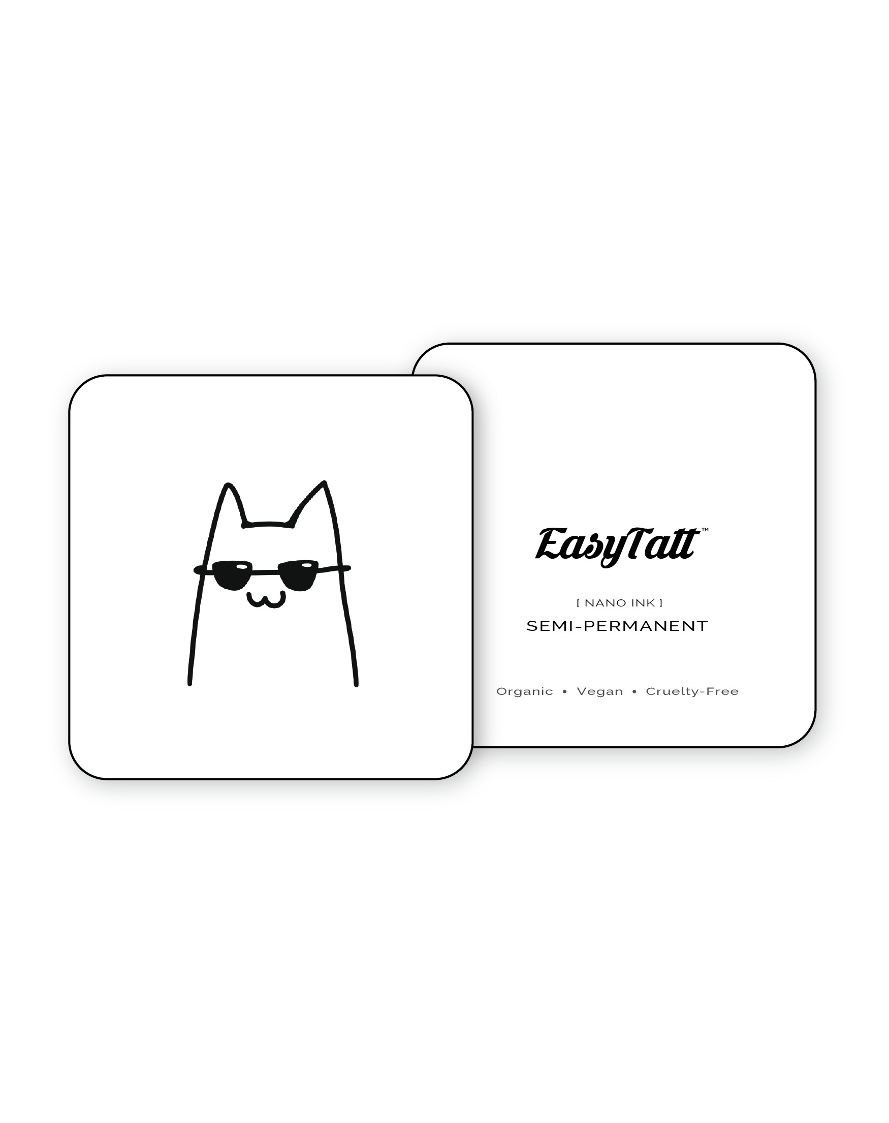 Cool Cat - Semi-Permanent Tattoo