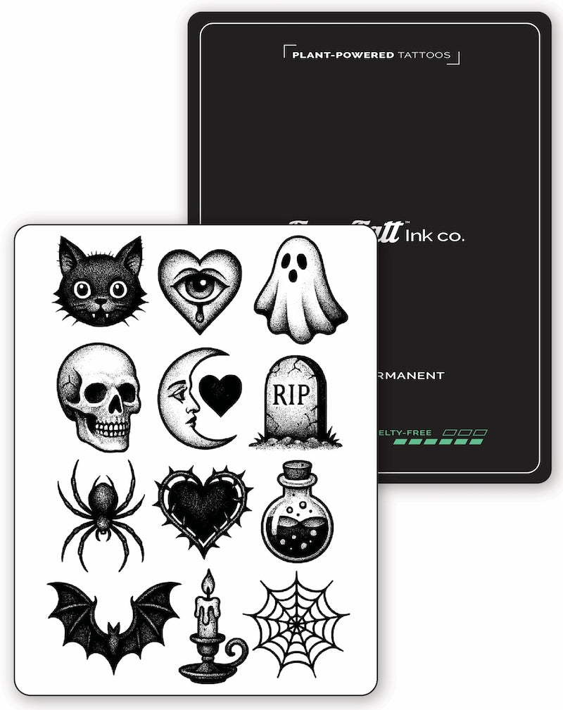 Dark Theory Pack - 12 Tattoos