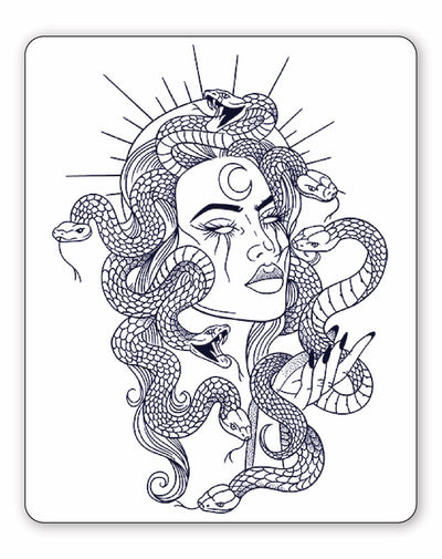 Empress Medusa - Semi-Permanent Tattoo