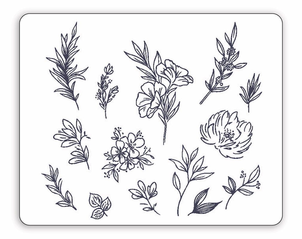 Flowers and Leaves Pack - 14 Tattoos