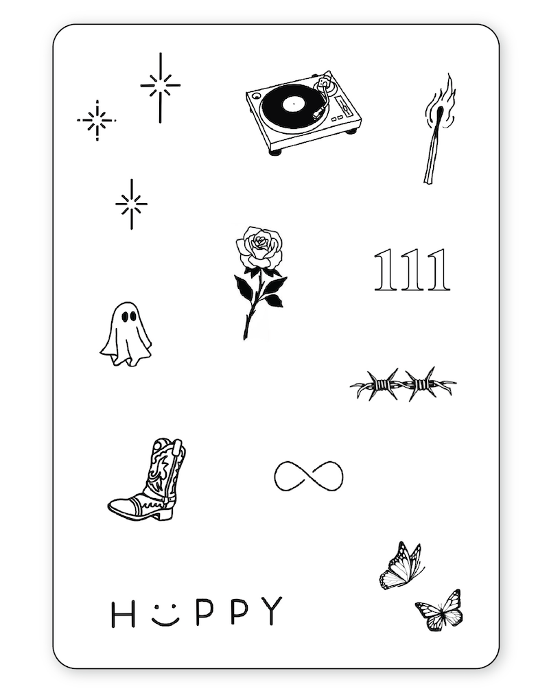 Happy Vibes Pack - 11 Tattoos