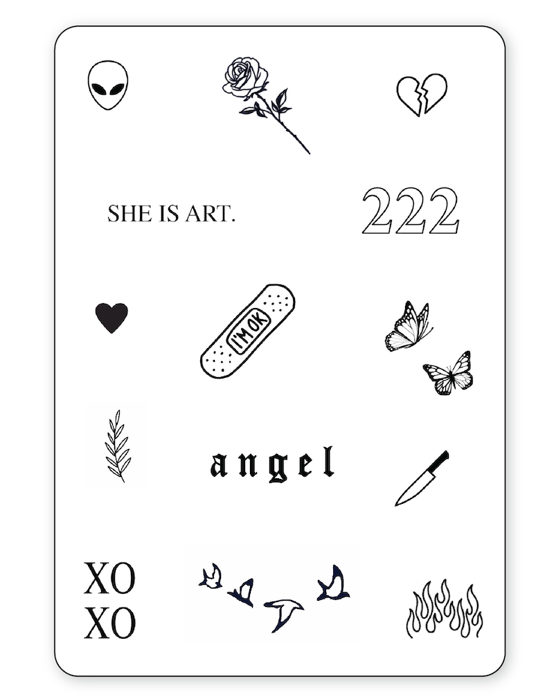 She is Art Pack - 14 Tattoos