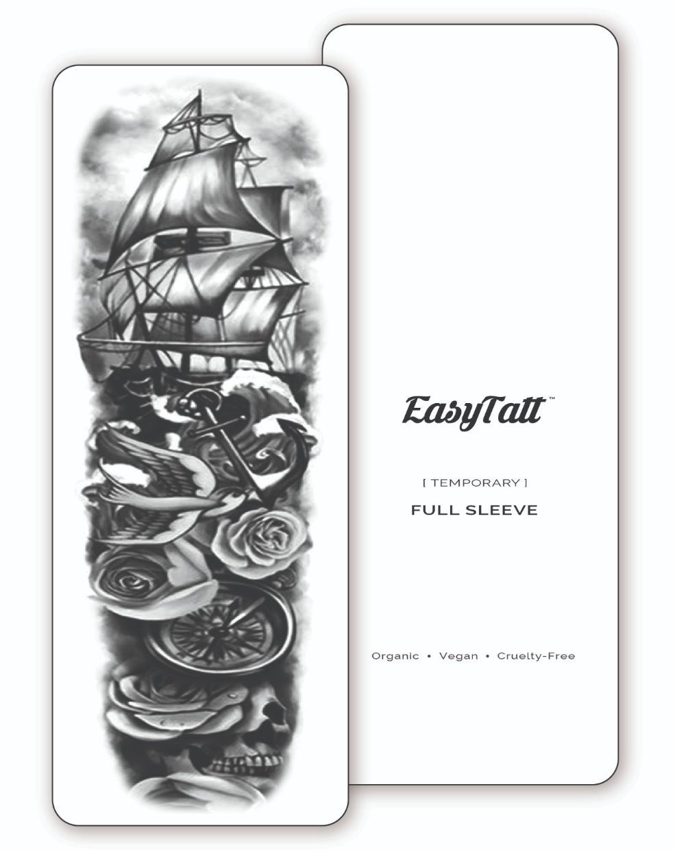 (Full Sleeve) Navigate - Temporary Tattoo