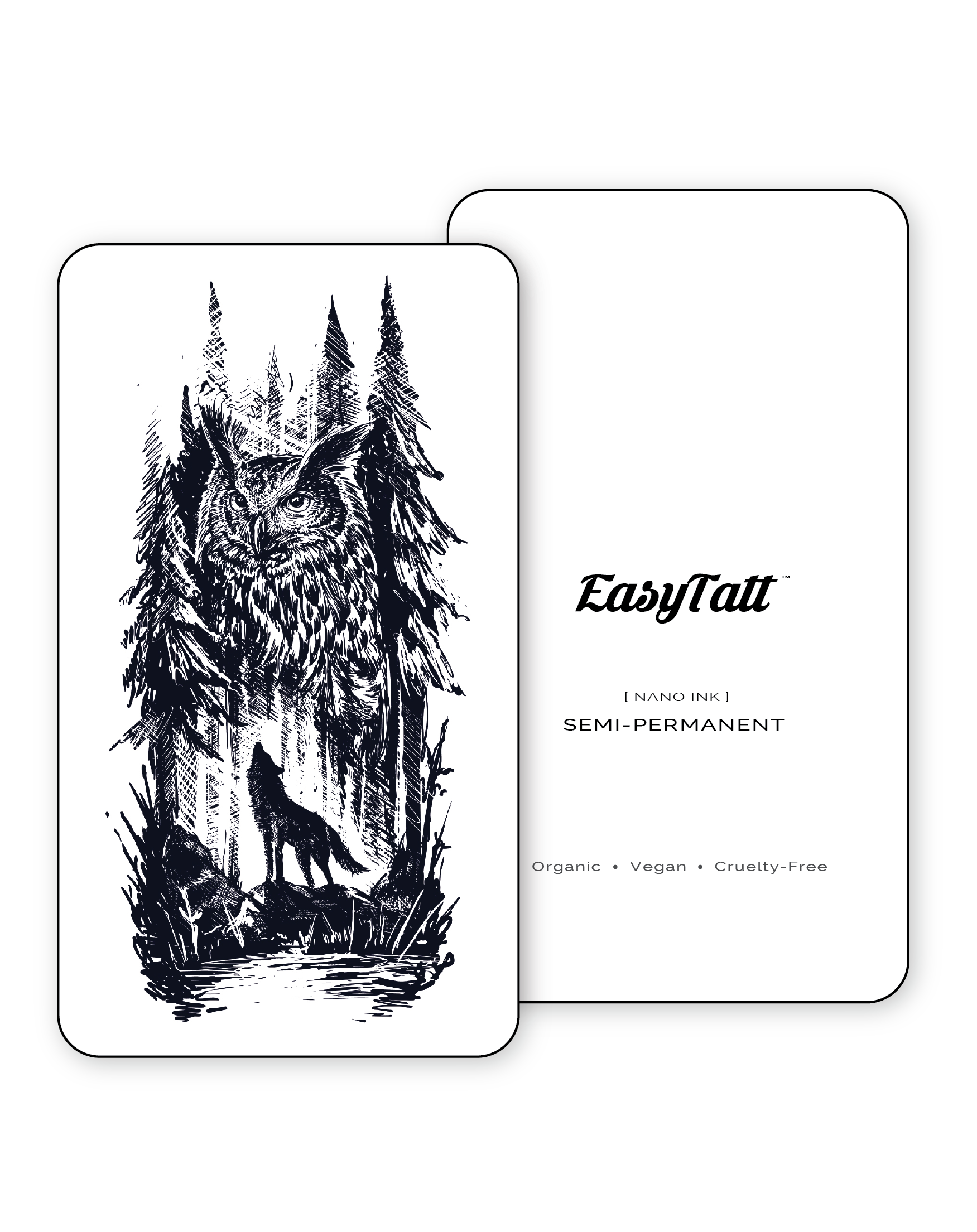 Night Howl - Semi-Permanent Tattoo