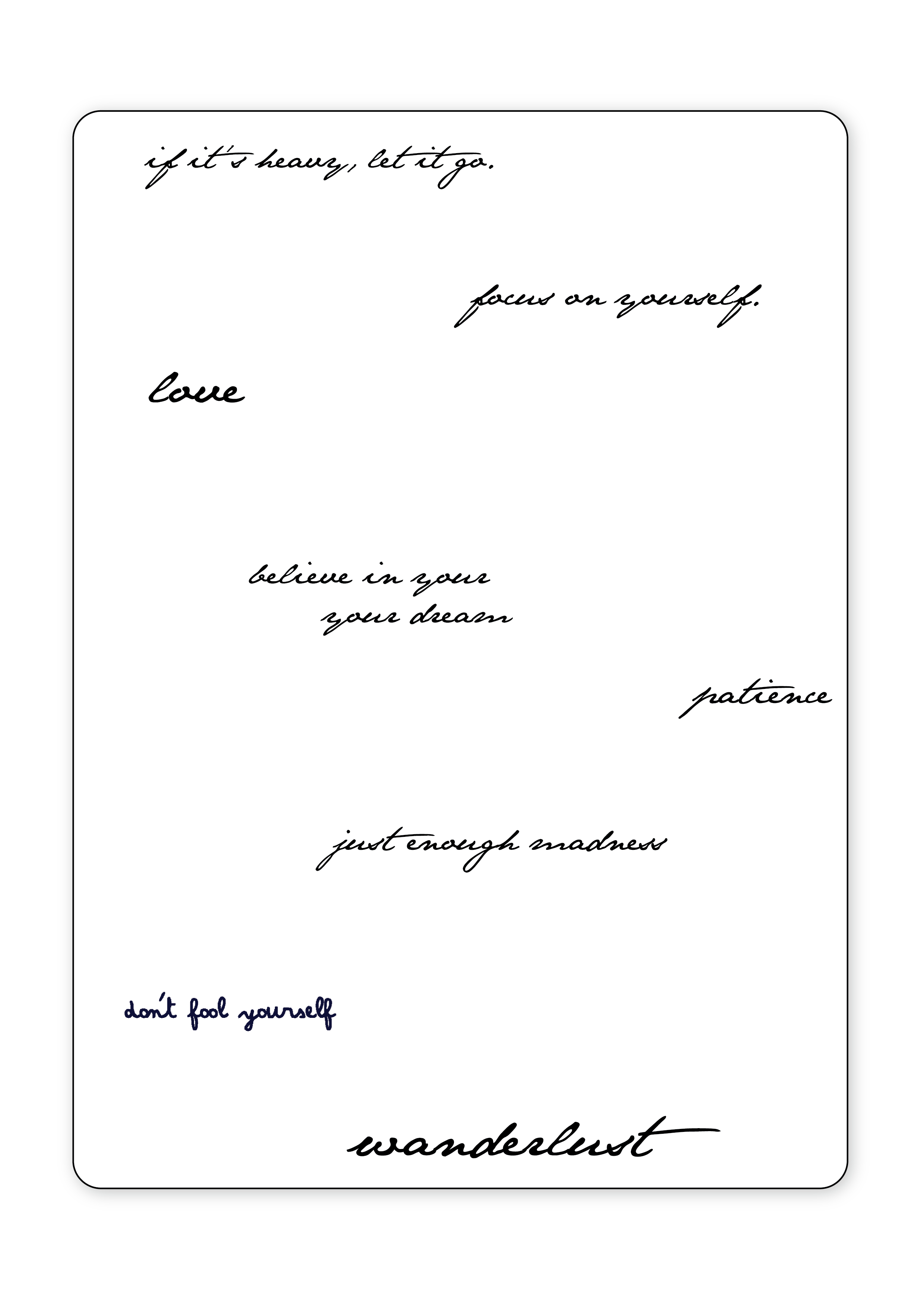 Notes to self - 8 Tattoos
