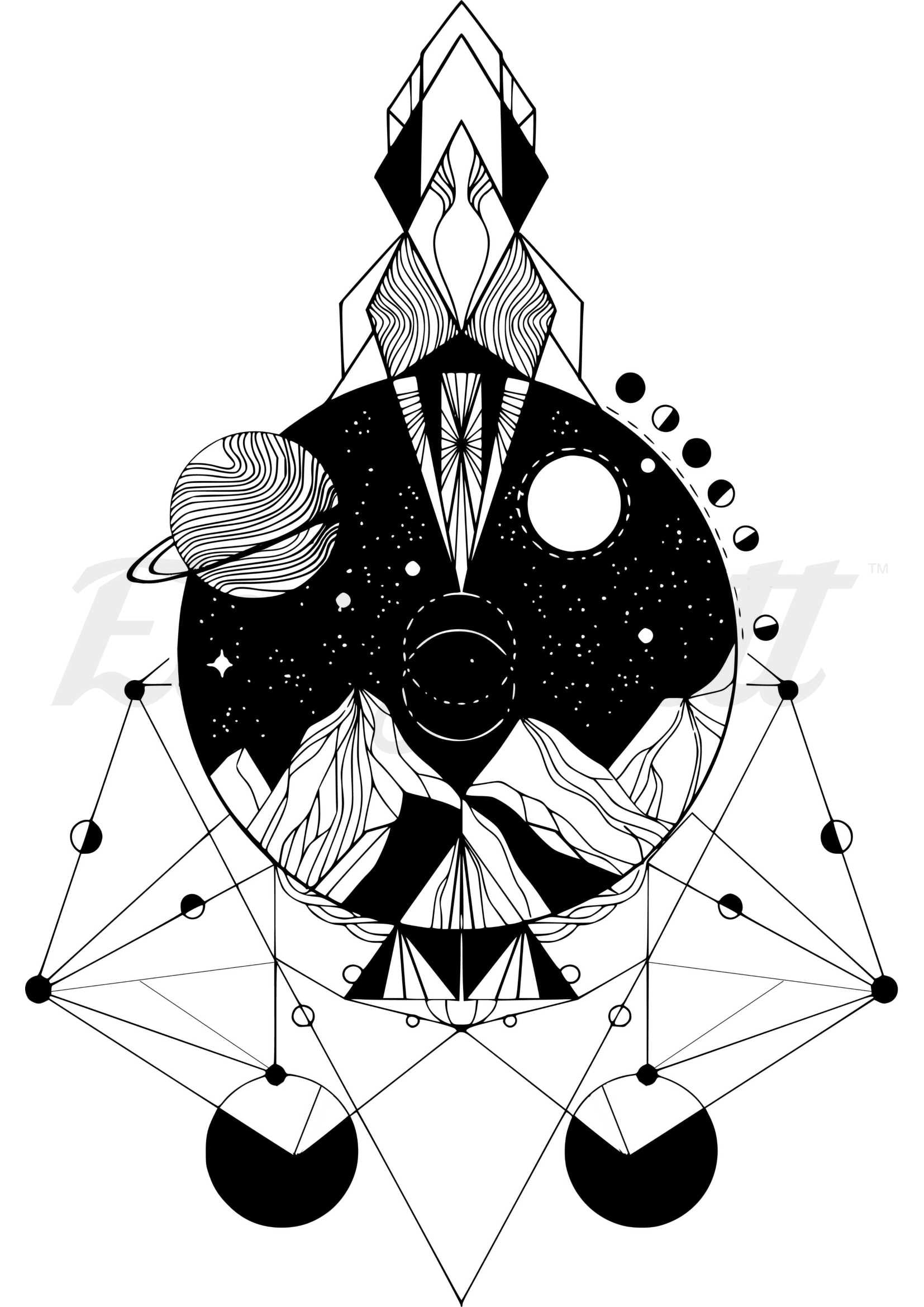 Perception - Temporary Tattoo