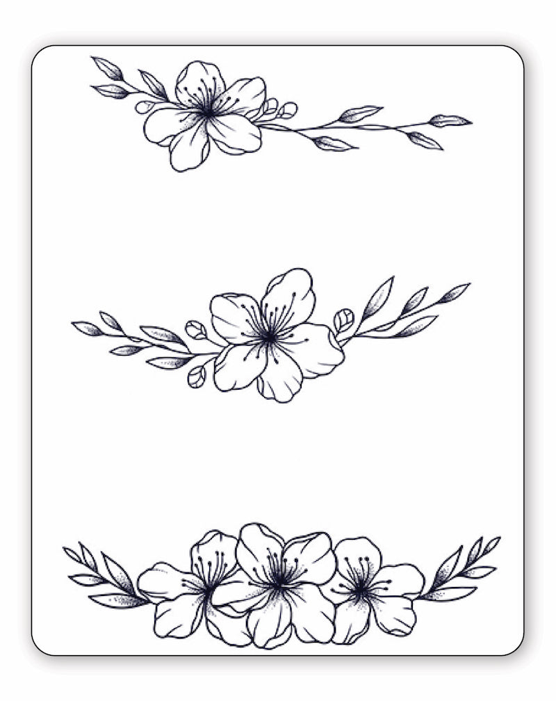 Petal Perfect - 3 Tattoos