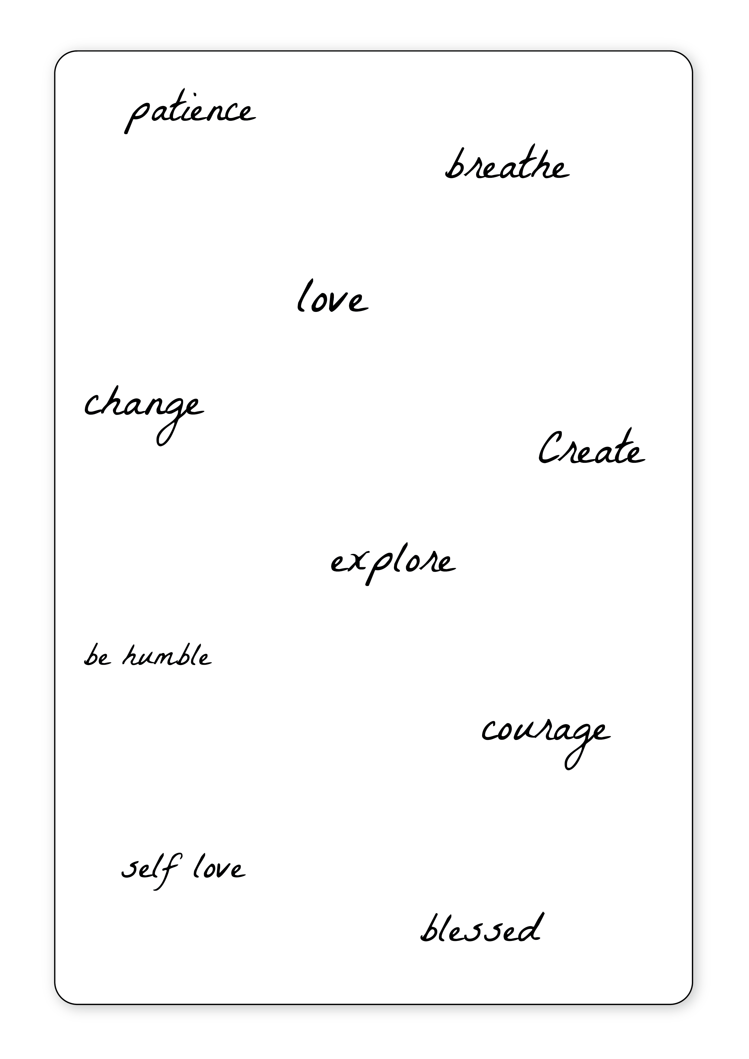 (10 Tattoos) Reminders - Semi-Permanent Tattoos