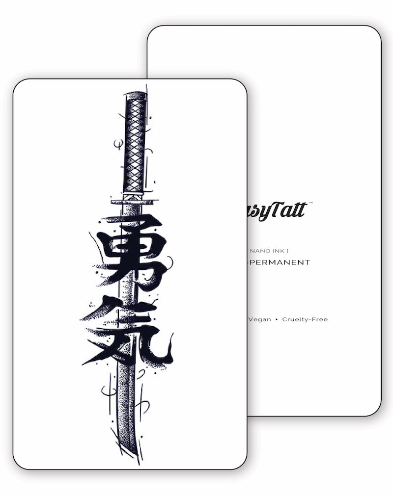 Samurai Sword - Semi-Permanent Tattoo