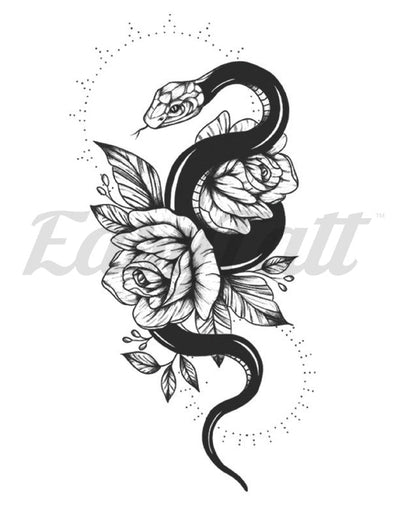 Snake Charm - Temporary Tattoo