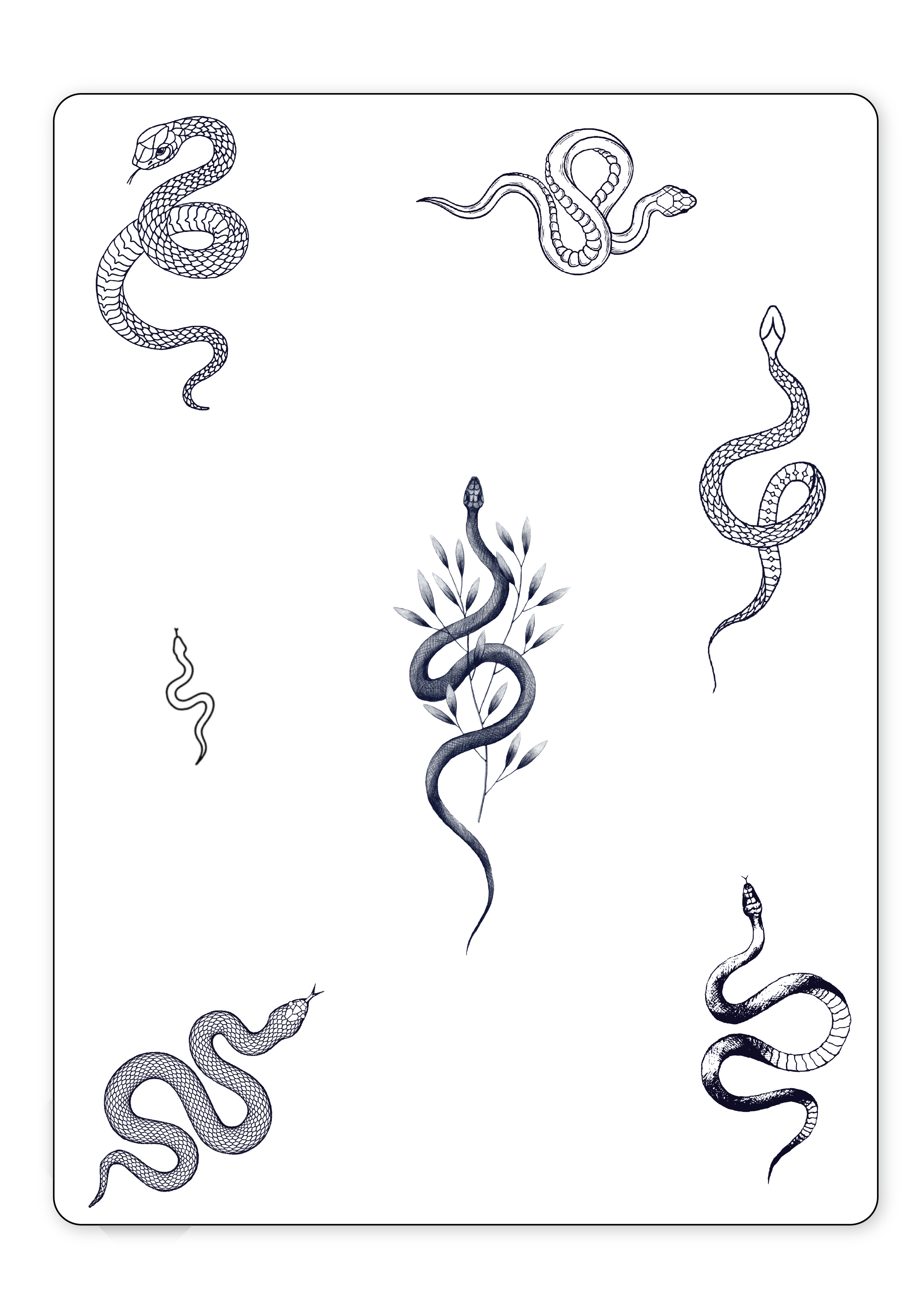 Snake Eyes - 9 Tattoos
