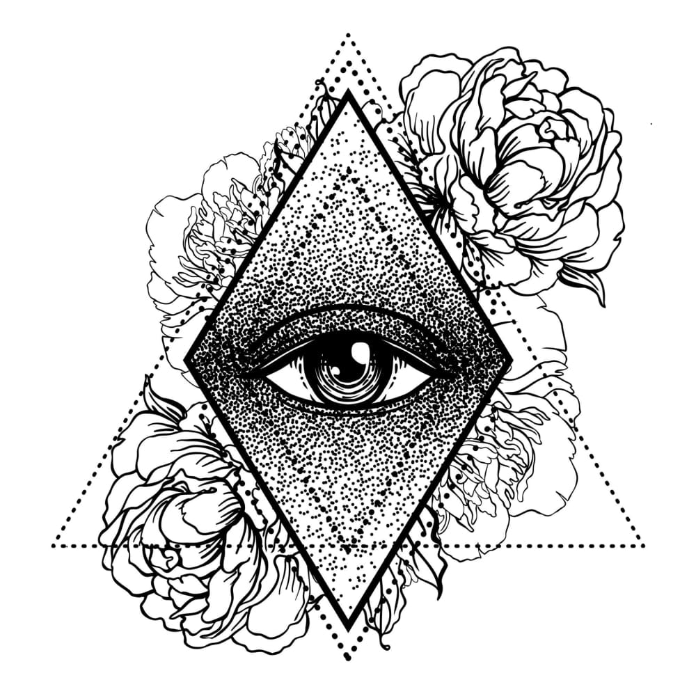 Abstract Eye - Temporary Tattoo