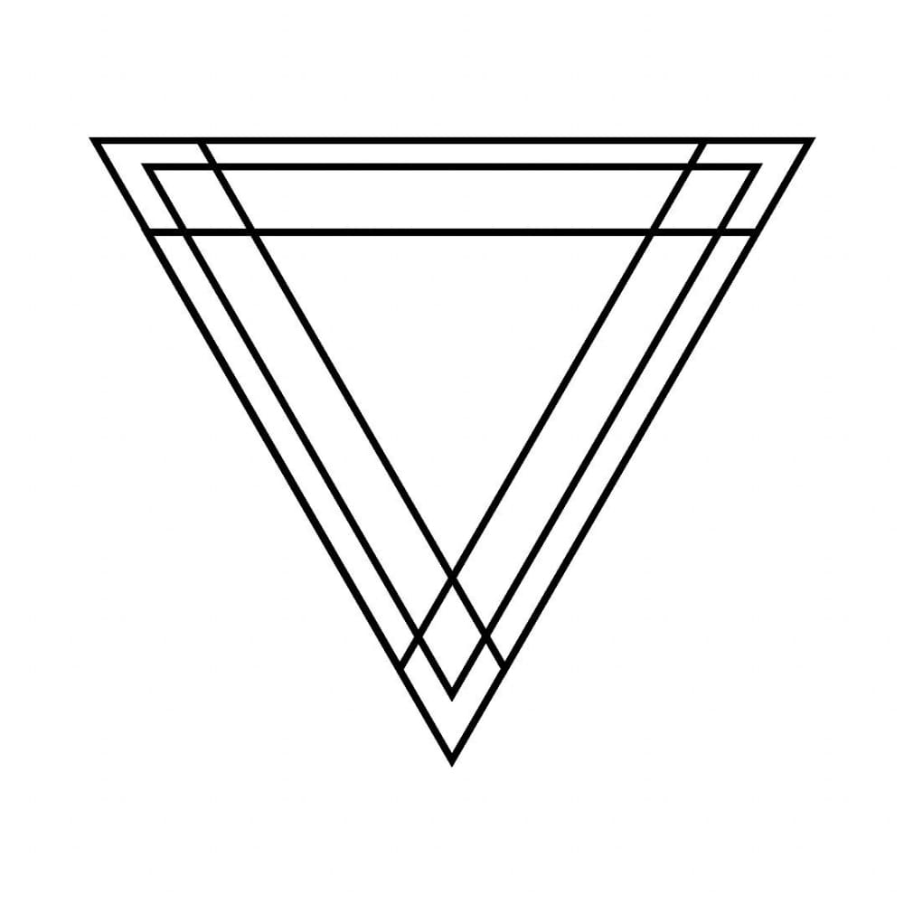 Abstract Triangle - Temporary Tattoo