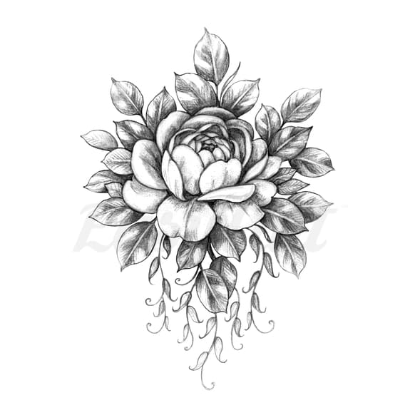 Austin Rose - Temporary Tattoo