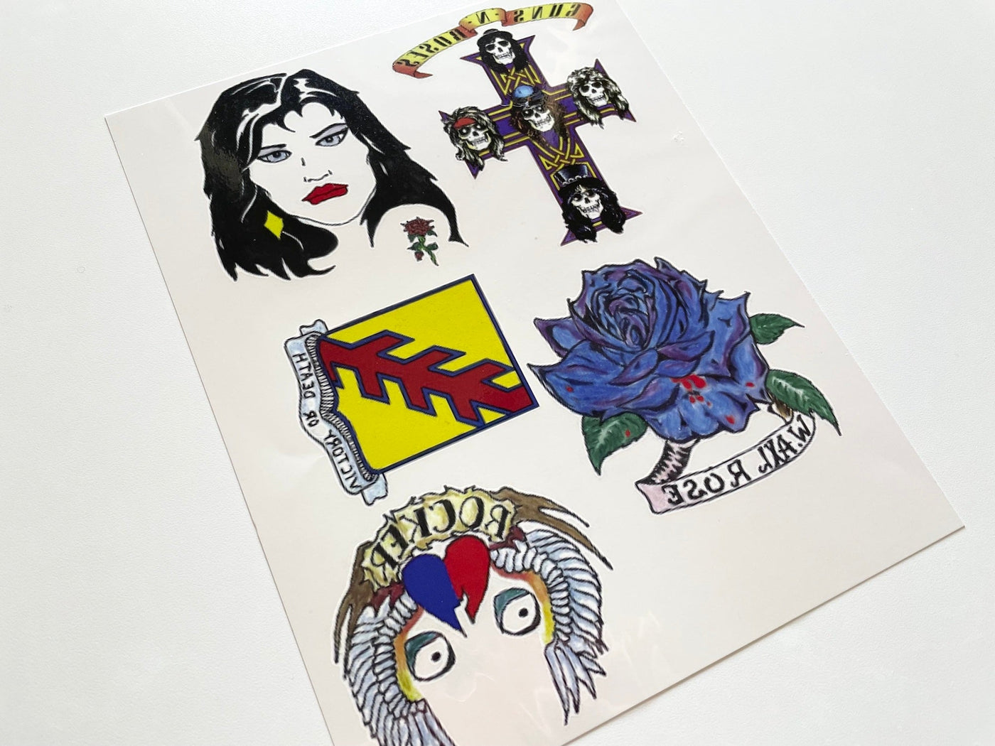 Axl Rose Guns N' Roses - Temporary Tattoos