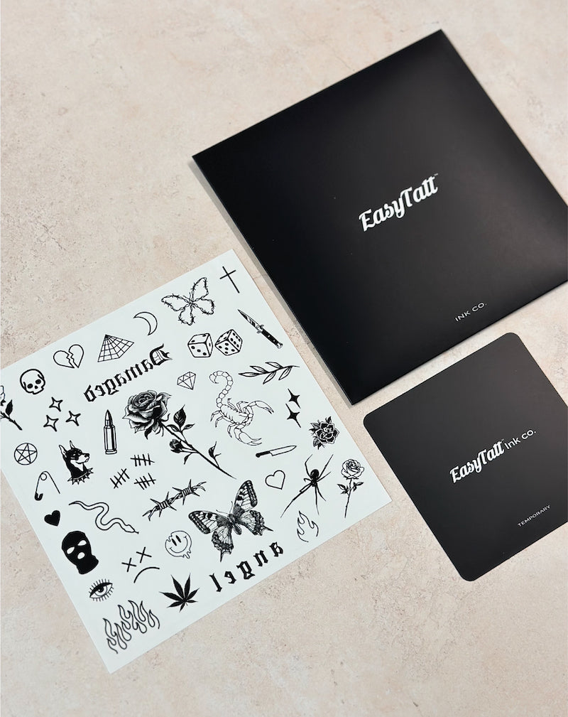 (40 tattoos) Badass Pack - Temporary Tattoos