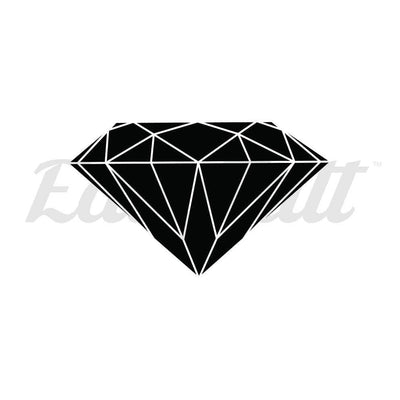 Black Diamond - By Eastern Cloud - Temporary Tattoo