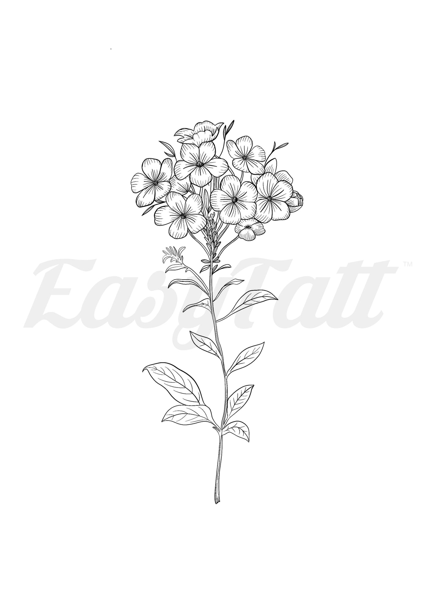 Flowers - Temporary Tattoo