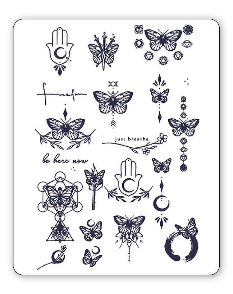 (17 Tattoos) Charmed - Semi-Permanent Tattoos