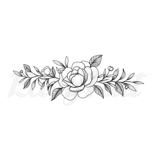 Classic Rose - Temporary Tattoo