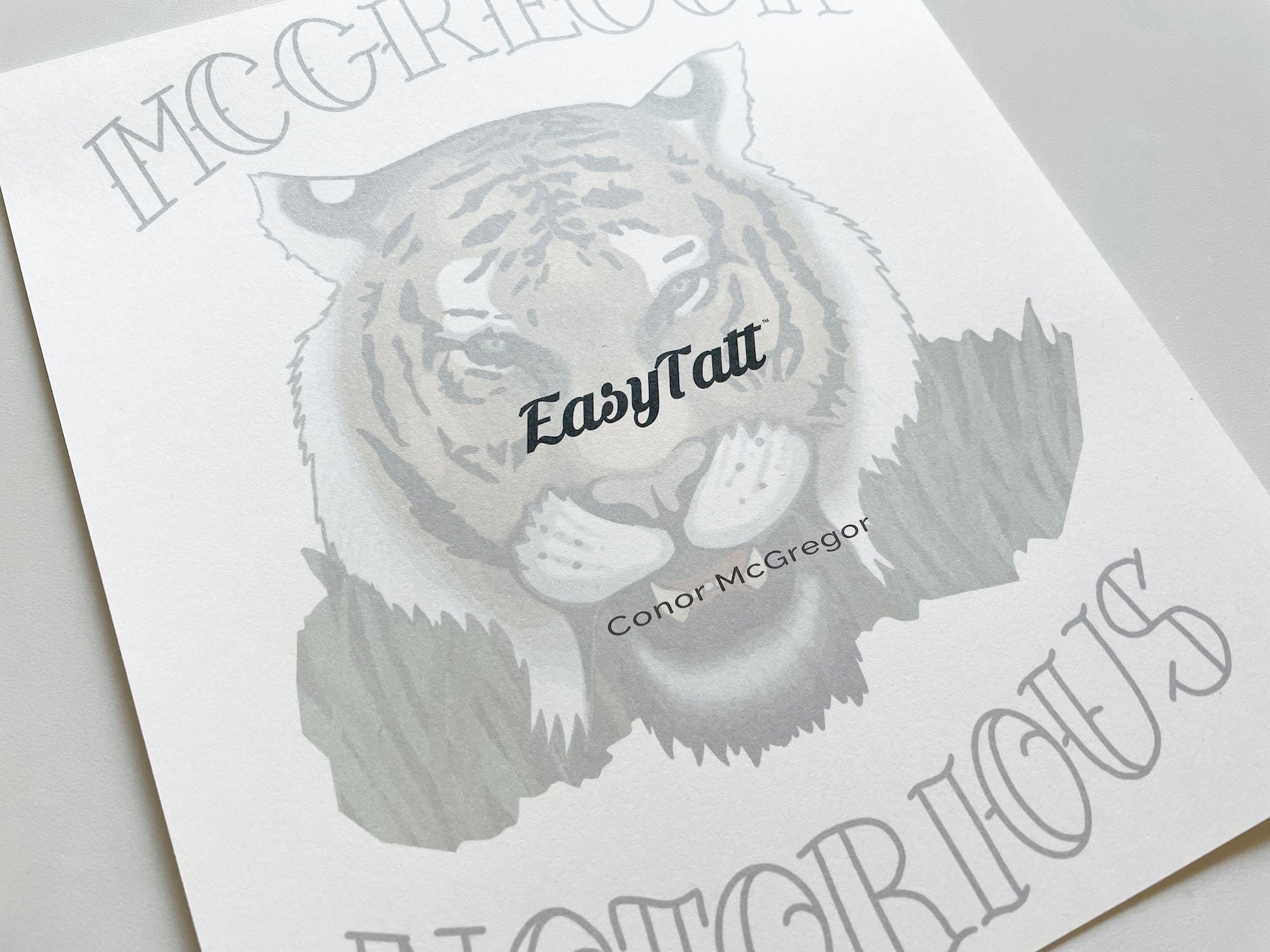 Conor McGregor Tattoos - Temporary Tattoo