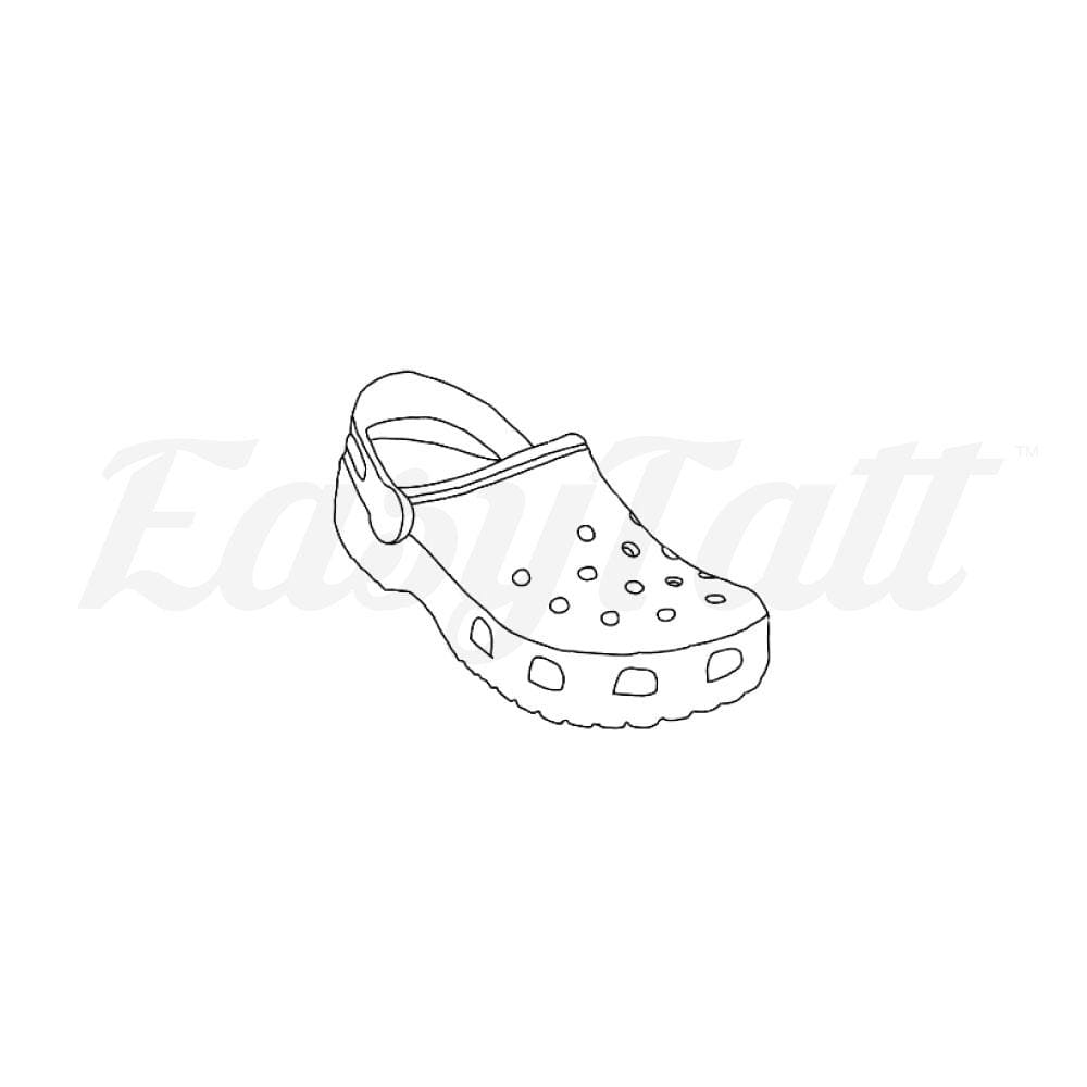 Crocs - By Tiya - Temporary Tattoo