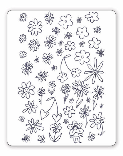 (39 Tattoos) Dainty Flowers - Semi-Permanent Tattoos