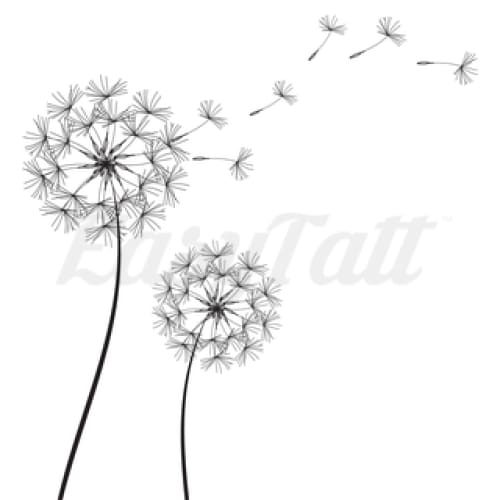 Dandeloins - Temporary Tattoo