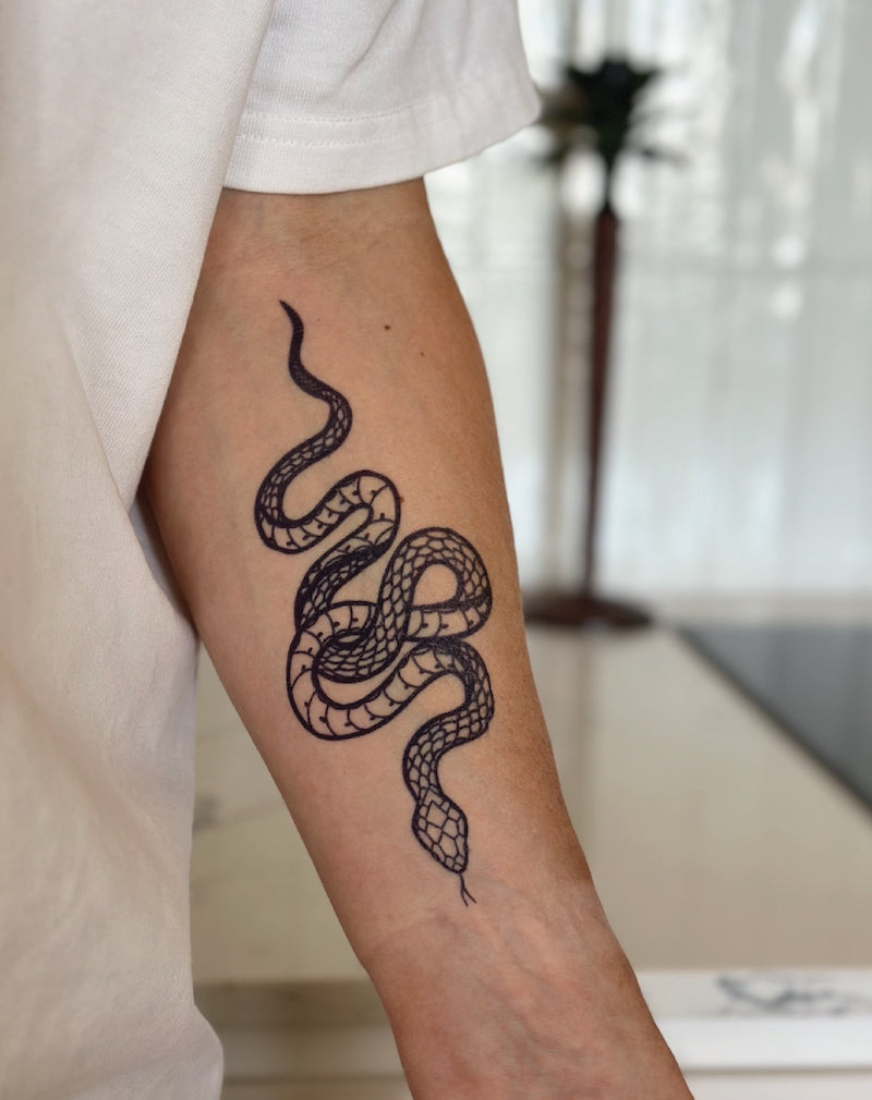 Serpent - Semi-Permanent Tattoo