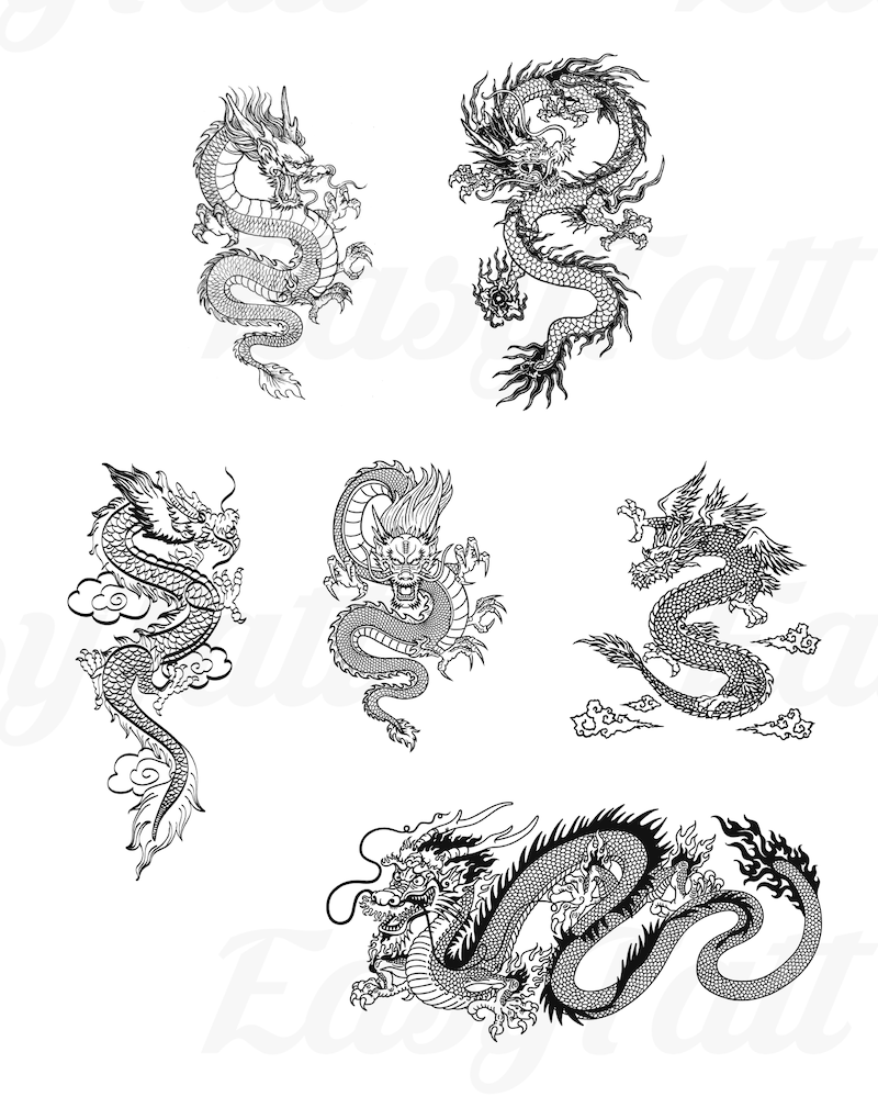 Dragon's Den - Temporary Tattoos