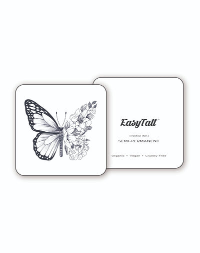 Floral Butterfly - Semi-Permanent Tattoo