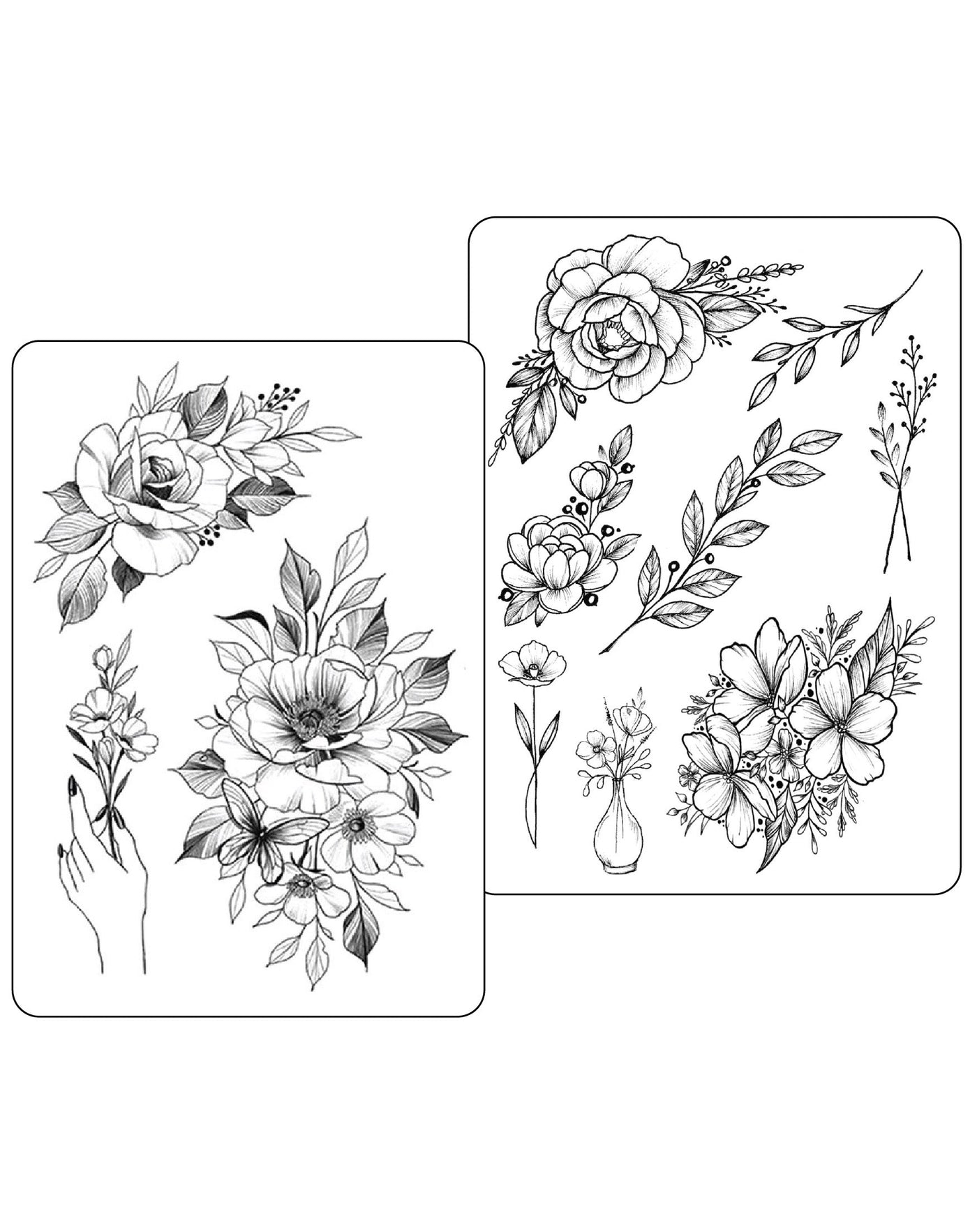 Floral Fantasy - Temporary Tattoos