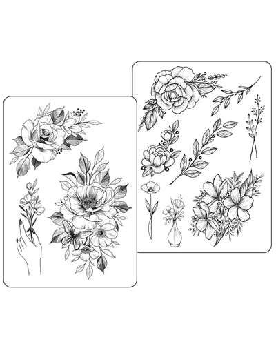 Floral Fantasy - Temporary Tattoos